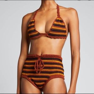Anthropologie 2 pc Crochet Carolina K Bikini Set